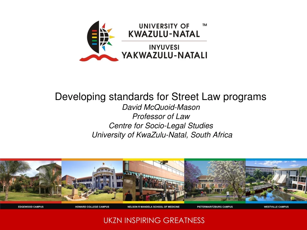 developing standards for street law programs