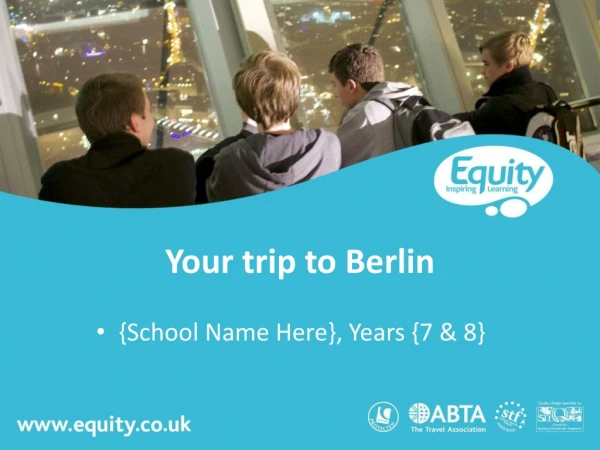 Your trip to Berlin