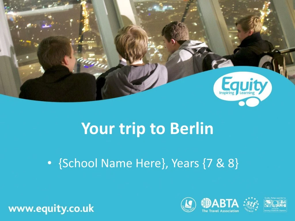 your trip to berlin