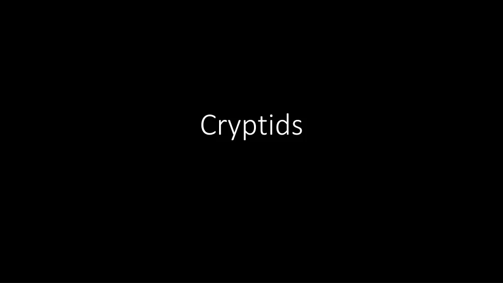 cryptids