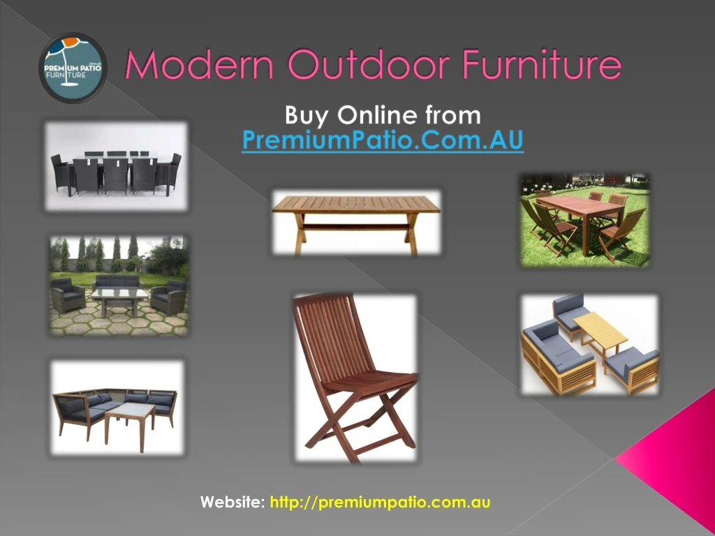 modern outdoor furniture