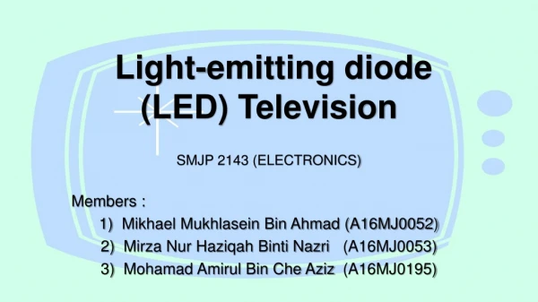 Light-emitting diode (LED) Television SMJP 2143 (ELECTRONICS)