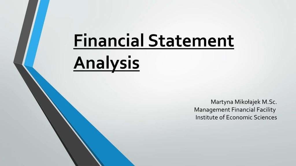 financial statement analysis