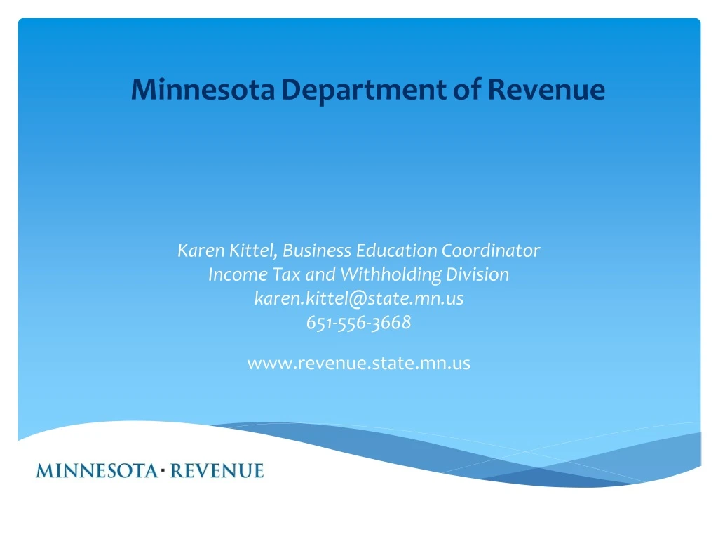 minnesota department of revenue
