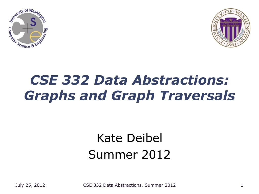cse 332 data abstractions graphs and graph traversals