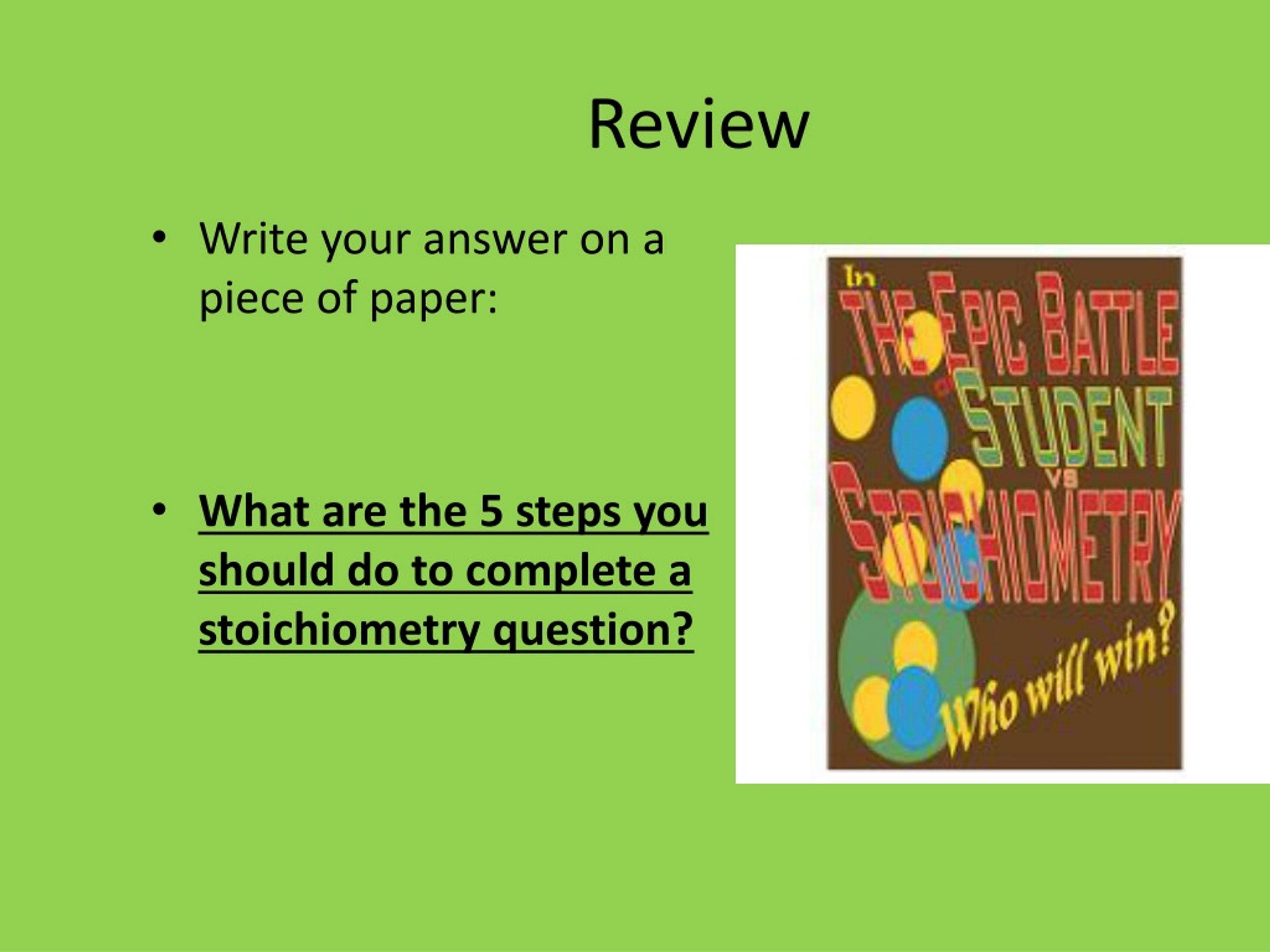 Mastering Gas Stoichiometry: Key Steps and Examples - slide 1