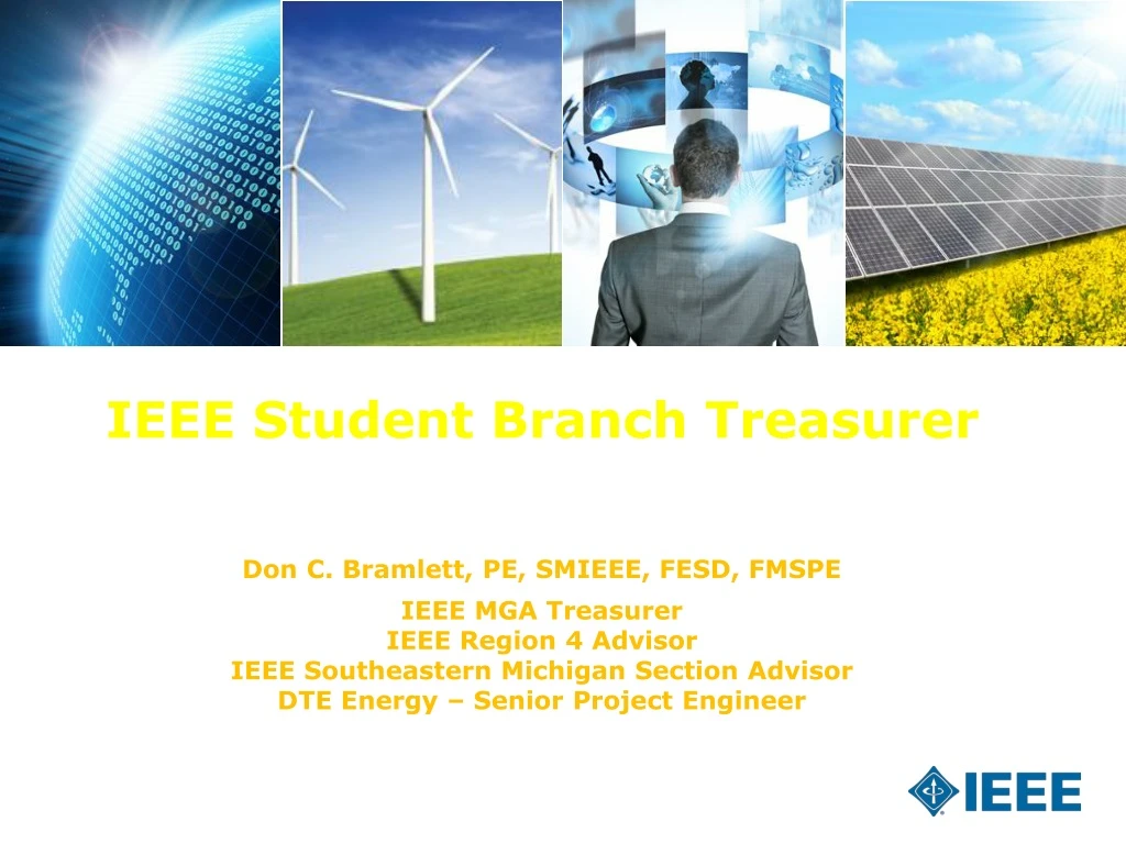 ieee student branch treasurer