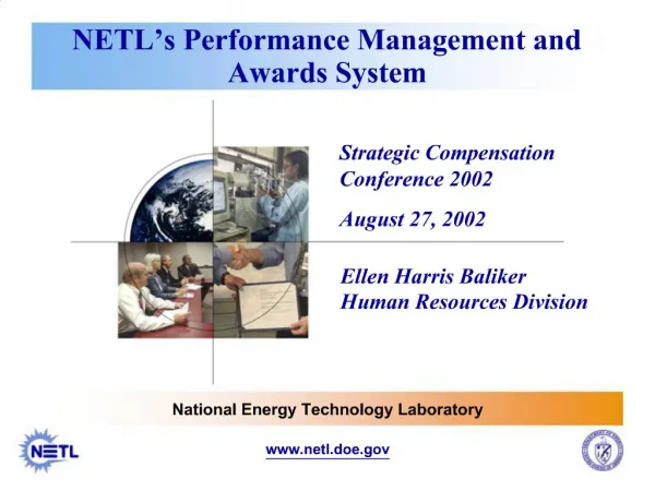 NETL s Performance Management and Awards System