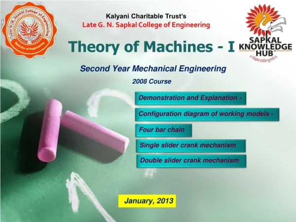Theory of Machines - I