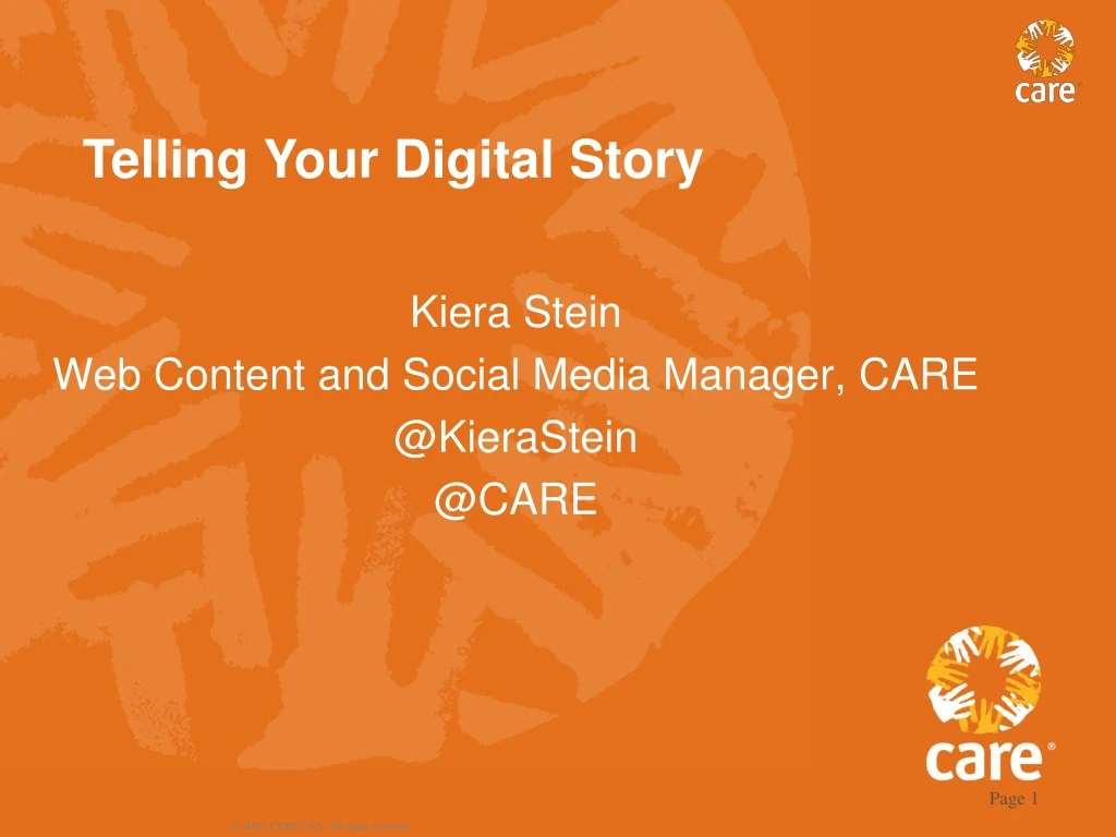 telling your digital story