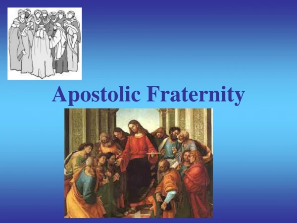 Apostolic Fraternity