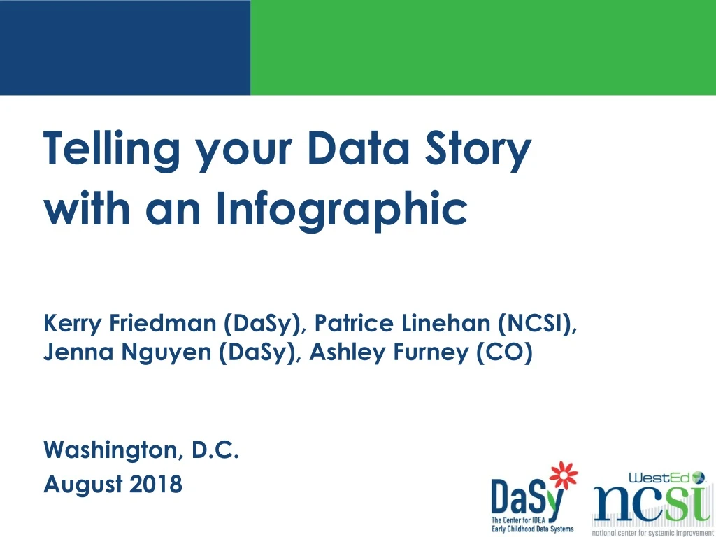 telling your data story with an infographic