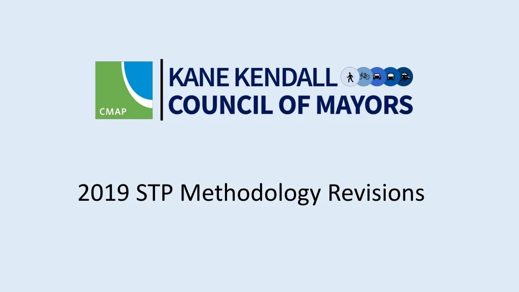 2019 stp methodology revisions