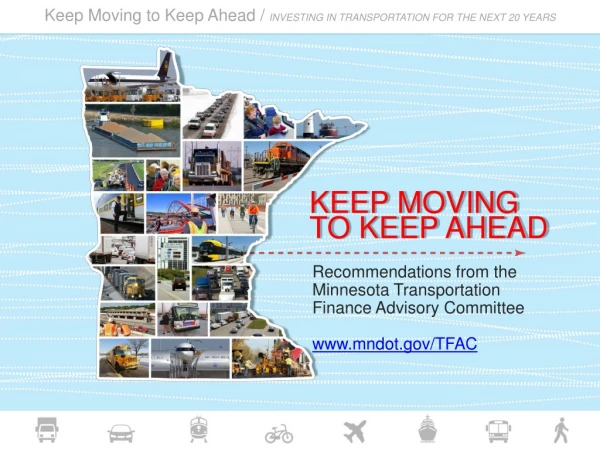 Recommendations from the Minnesota Transportation Finance Advisory Committee mndot/TFAC