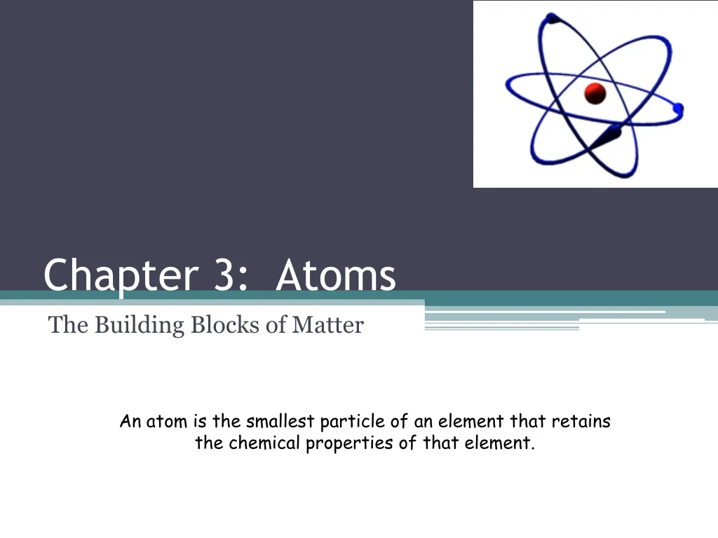 chapter 3 atoms