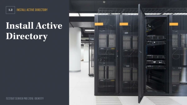 Install Active Directory