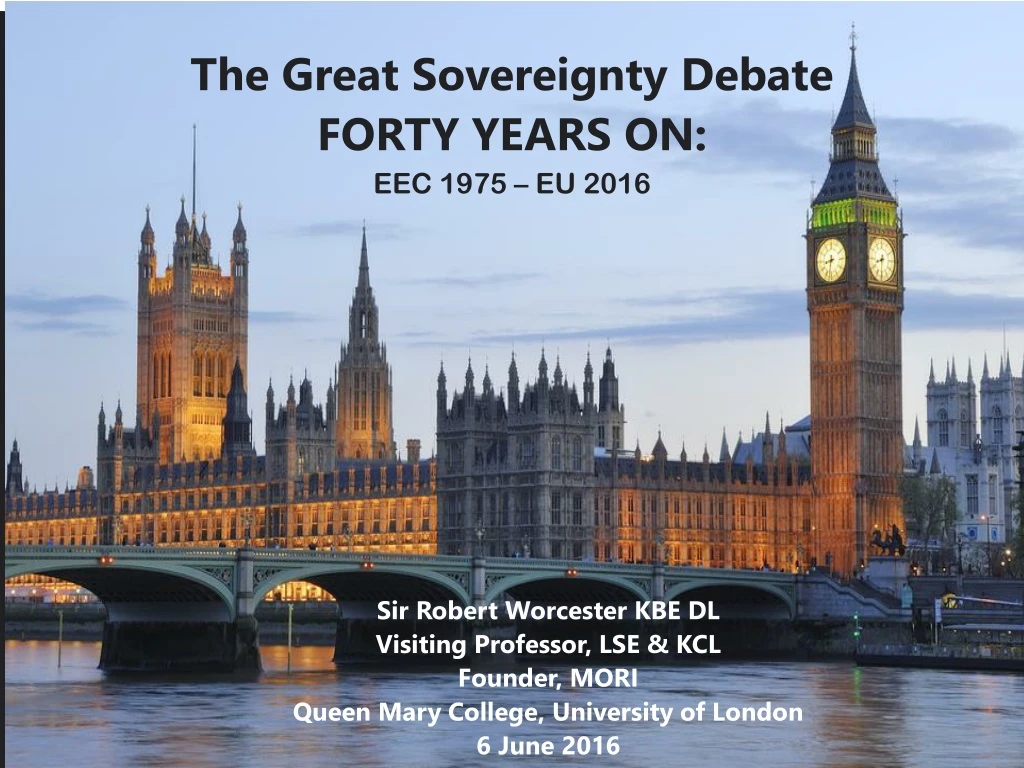 the great sovereignty debate forty years
