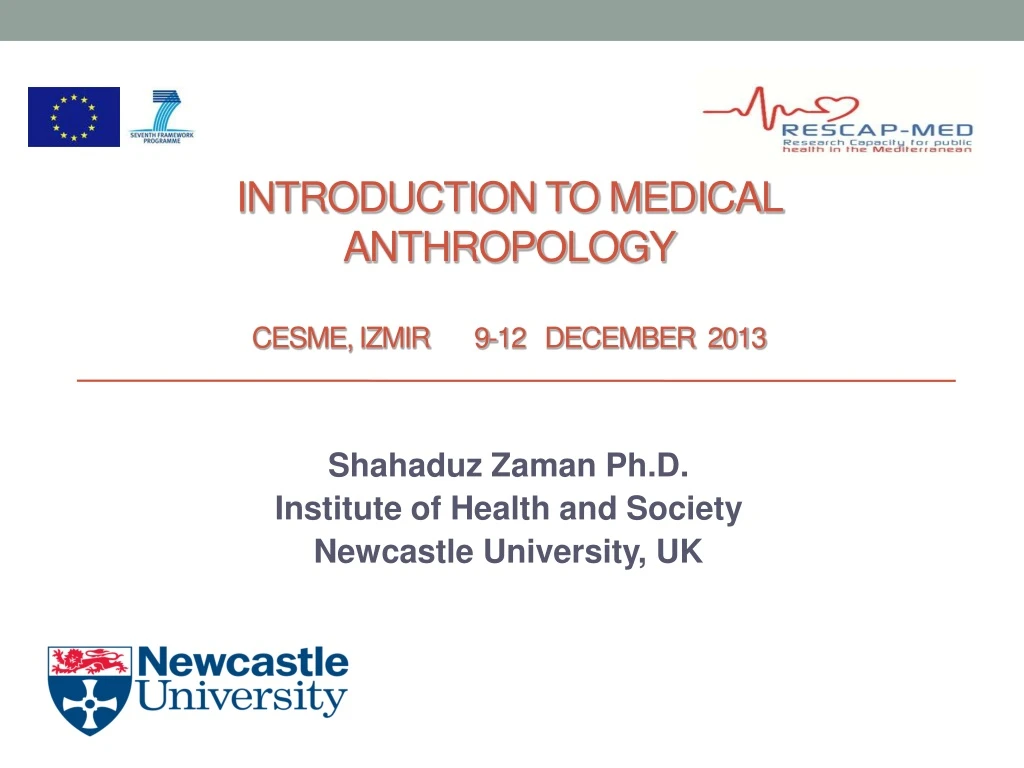 introduction to medical anthropology cesme izmir 9 12 december 2013