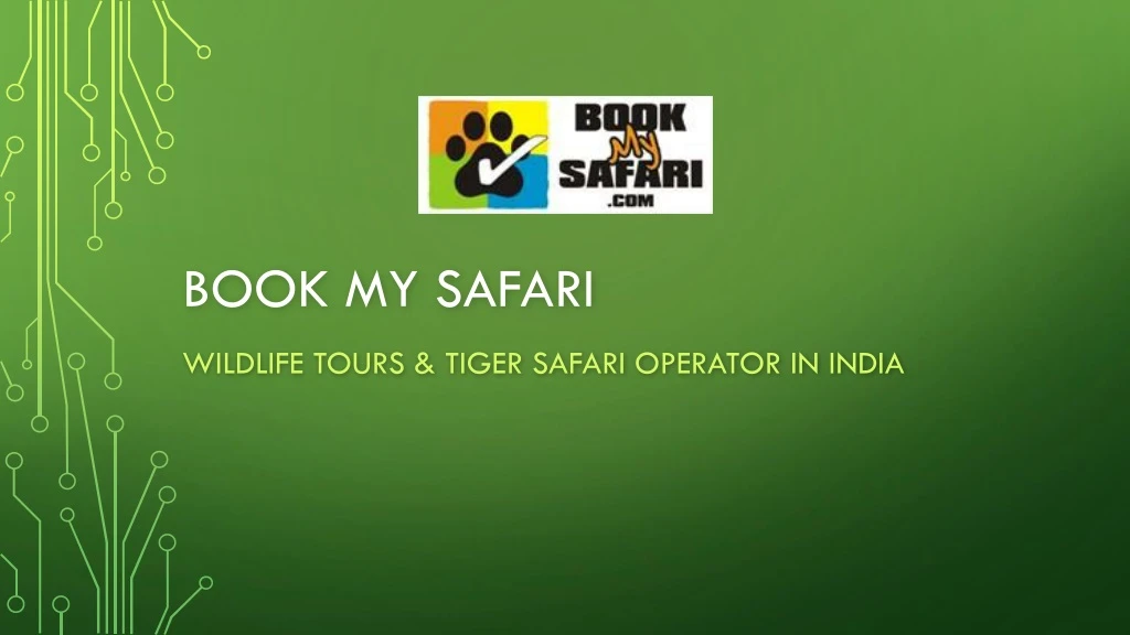 book my safari