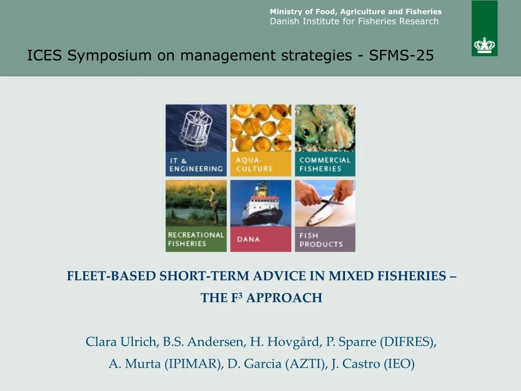 ices symposium on management strategies sfms 25