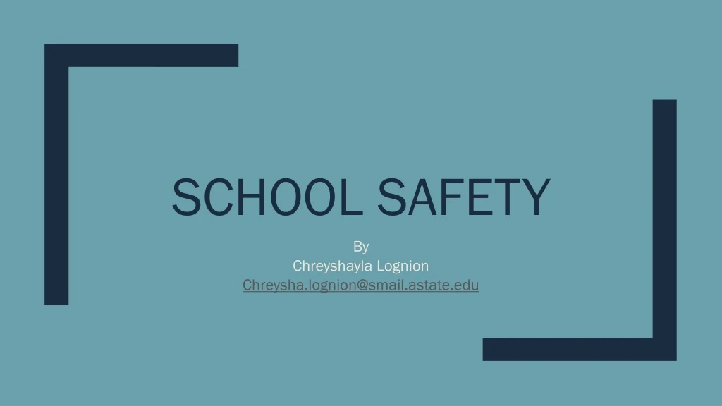 school safety