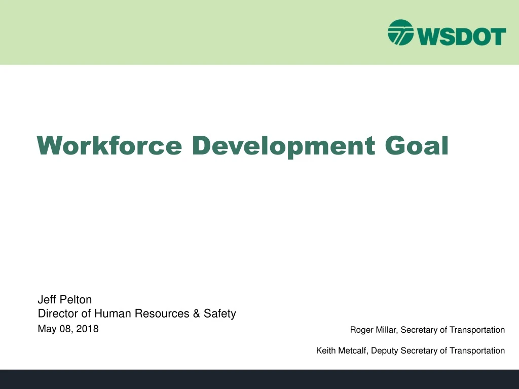 workforce development goal