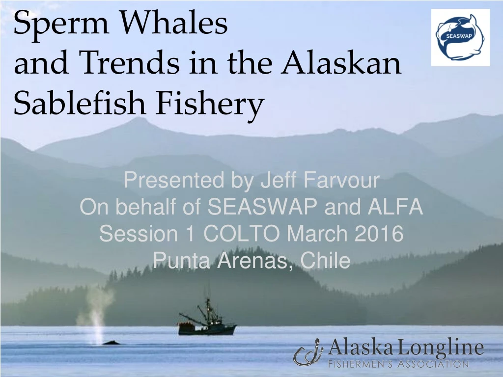 sperm whales and trends in the alaskan sablefish