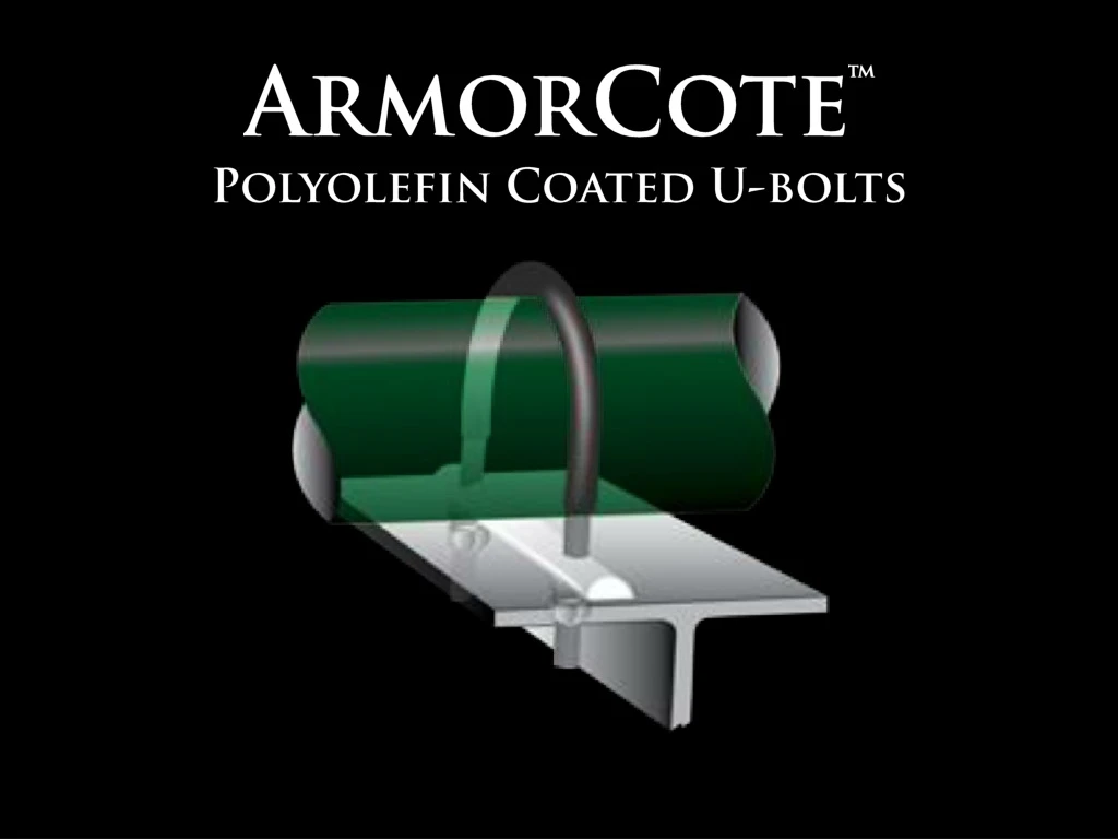 armorcote polyolefin coated u bolts