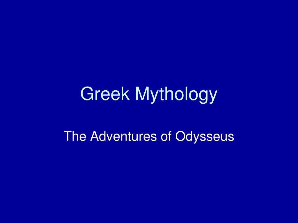 greek mythology