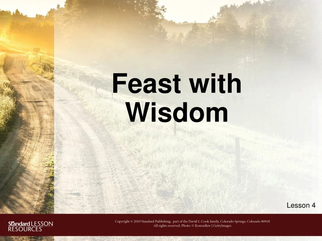 feast with wisdom