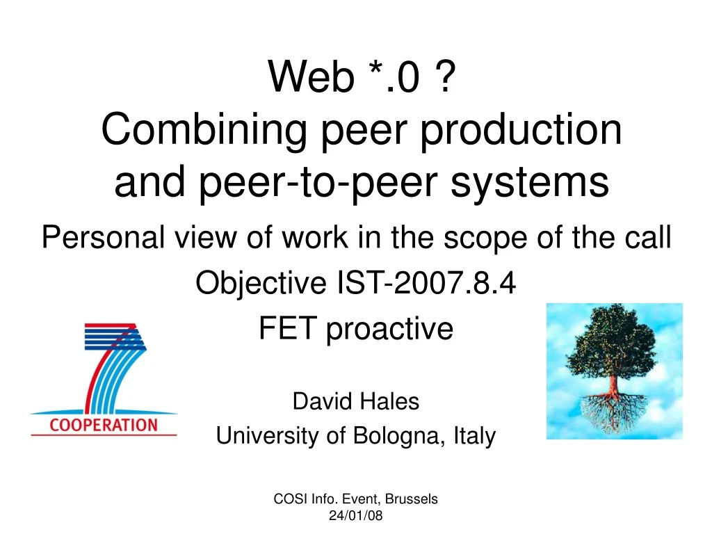 web 0 combining peer production and peer to peer systems