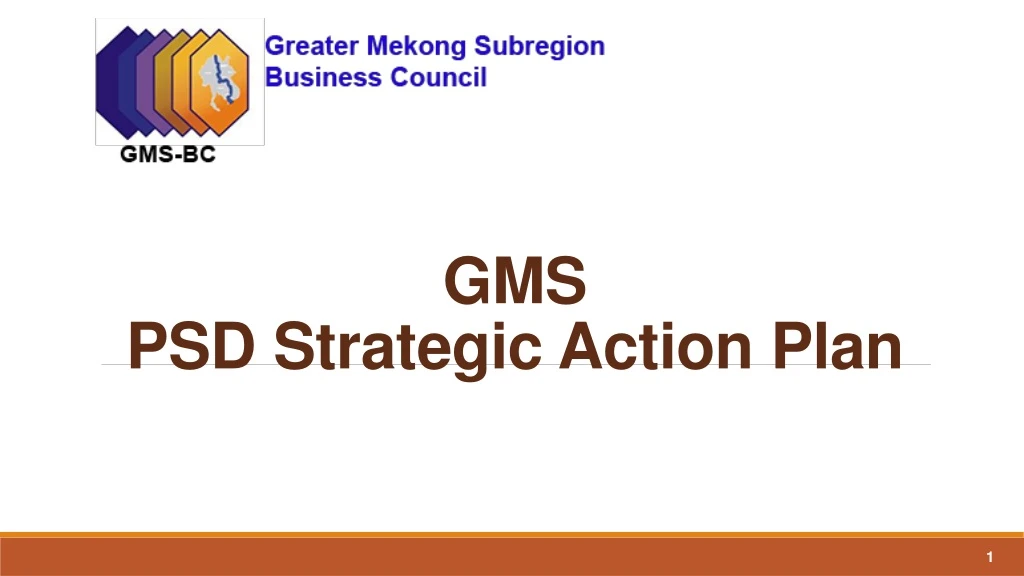 gms psd strategic action plan