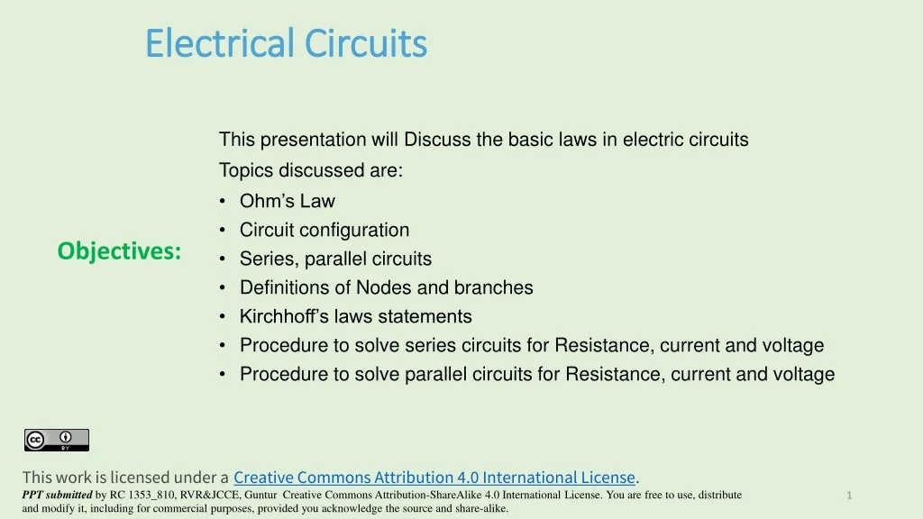 electrical circuits