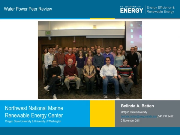 Water Power Peer Review