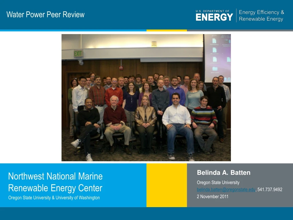 water power peer review