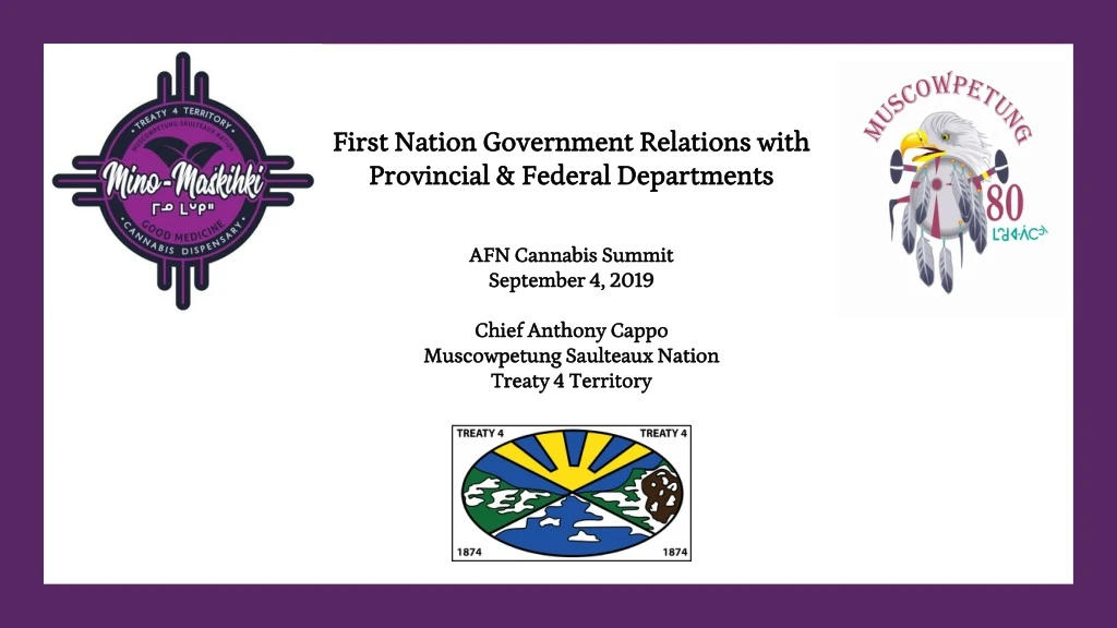 first nation government relations with provincial
