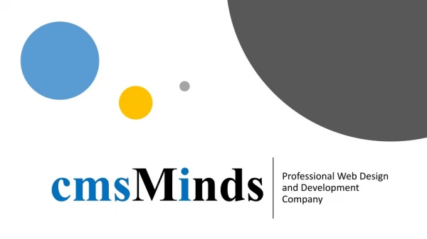 cmsMinds - Professional Web Design and Development Company