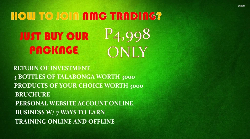 how to join nmc trading