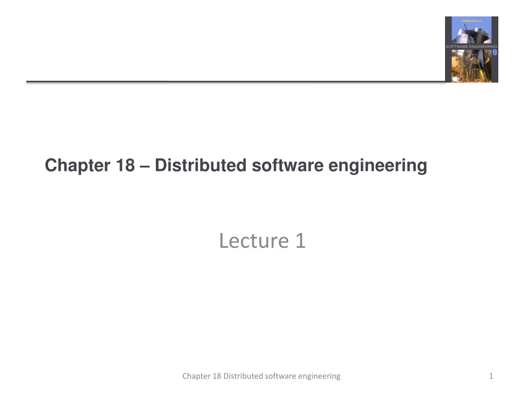 chapter 18 distributed software engineering