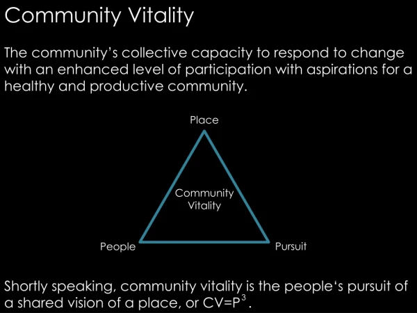 Community Vitality