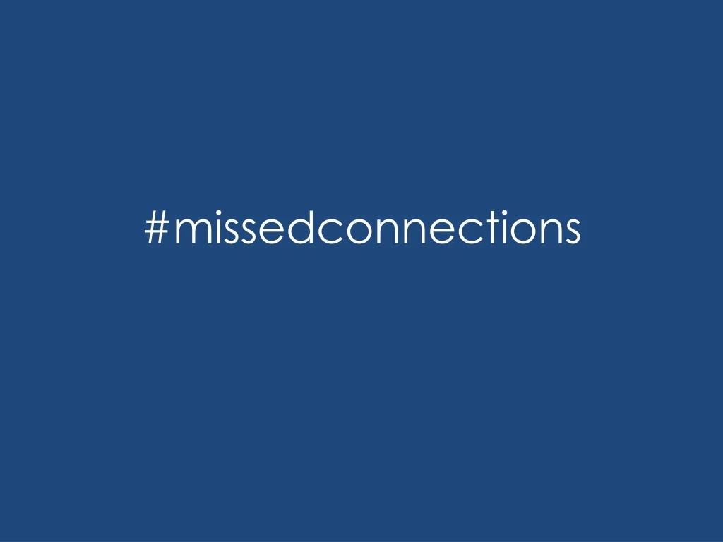 missedconnections