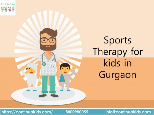Sports Therapy for kids in Gurgaon