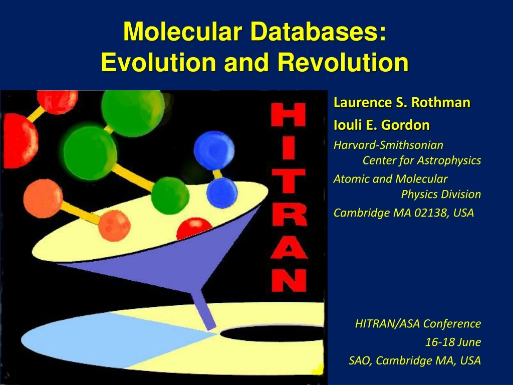 molecular databases evolution and revolution
