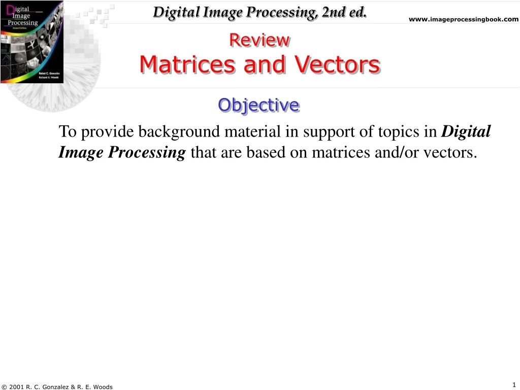 review matrices and vectors