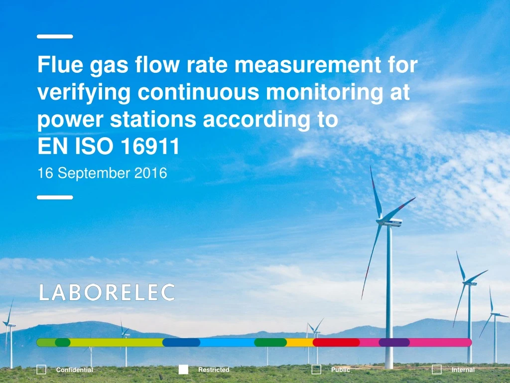 flue gas flow rate measurement for verifying