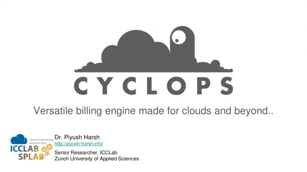 Versatile billing engine made for clouds and beyond..