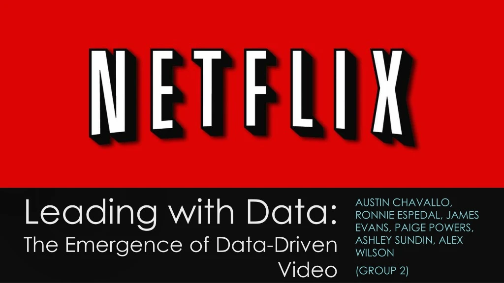 leading with data the emergence of data driven video