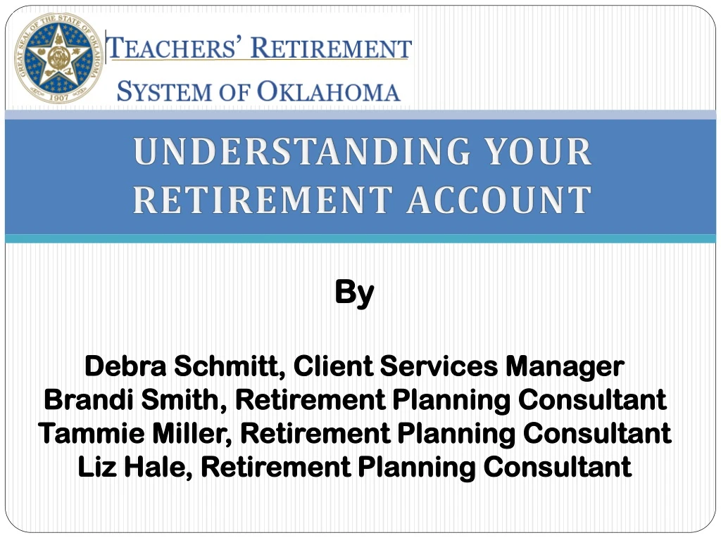 understanding your retirement account