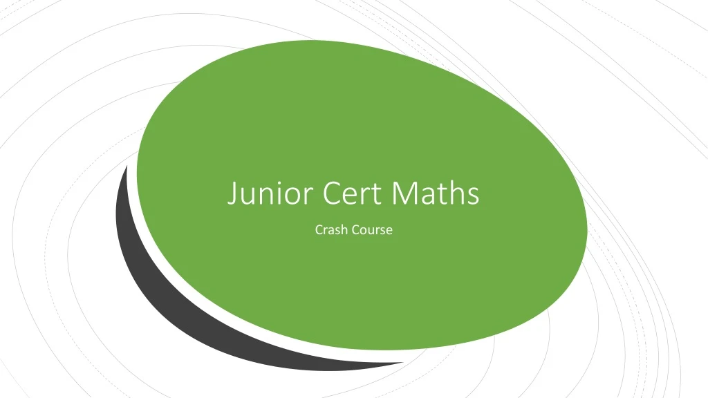junior cert maths