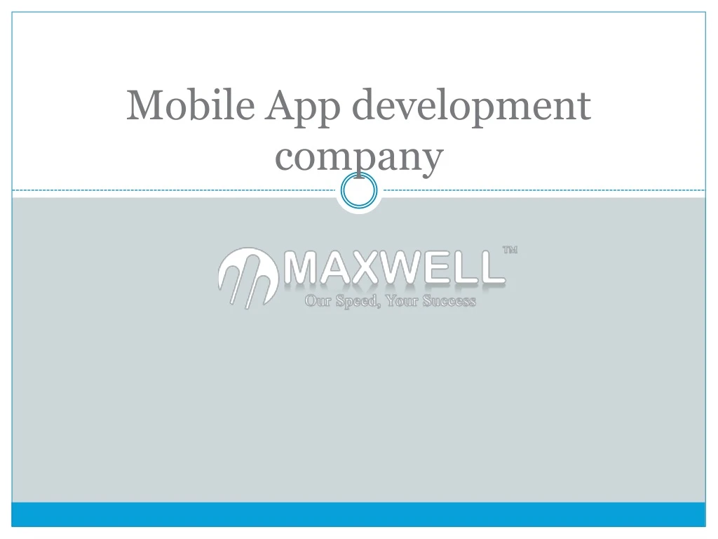 mobile app development company